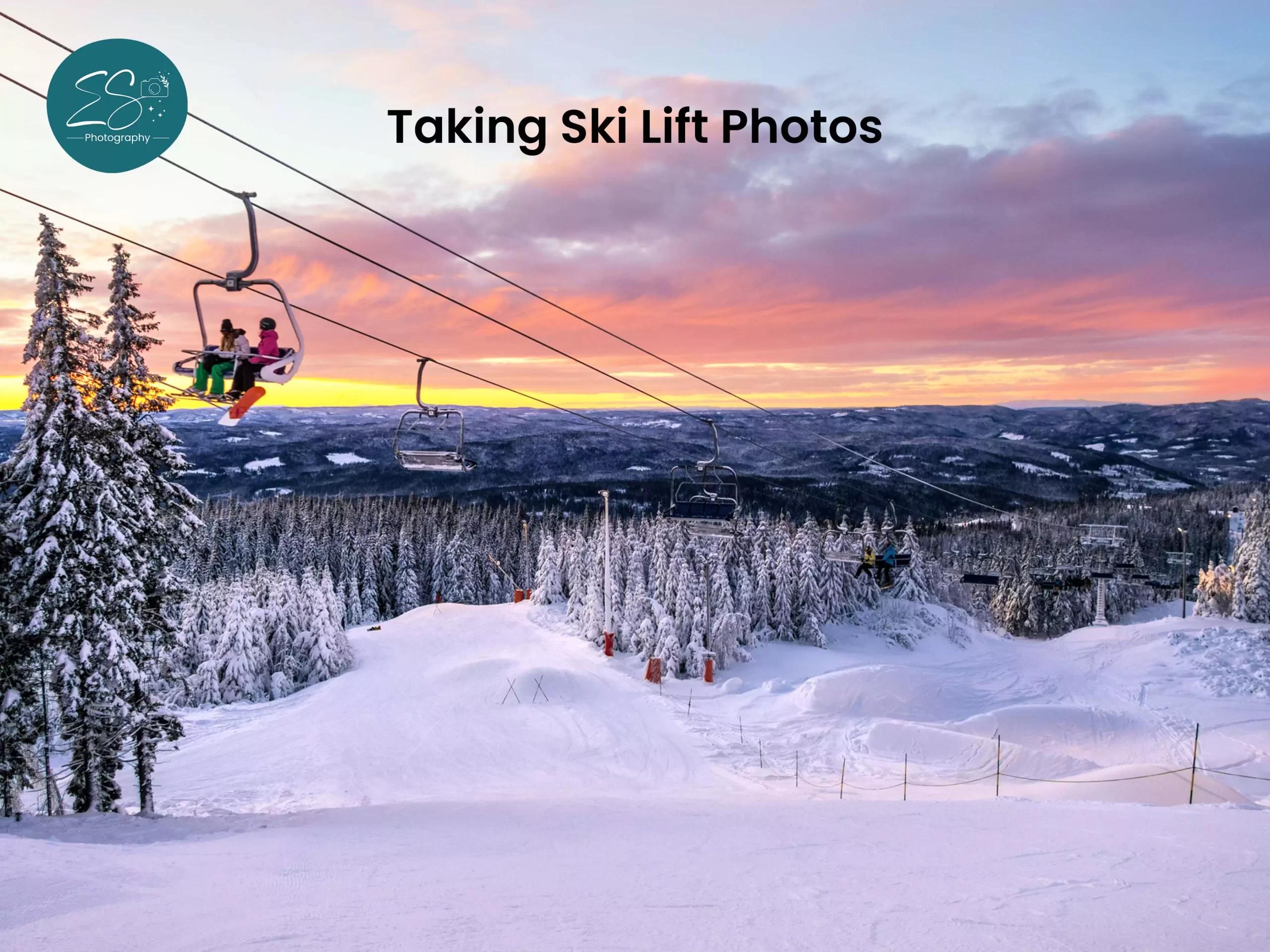Taking Ski Lift Photos