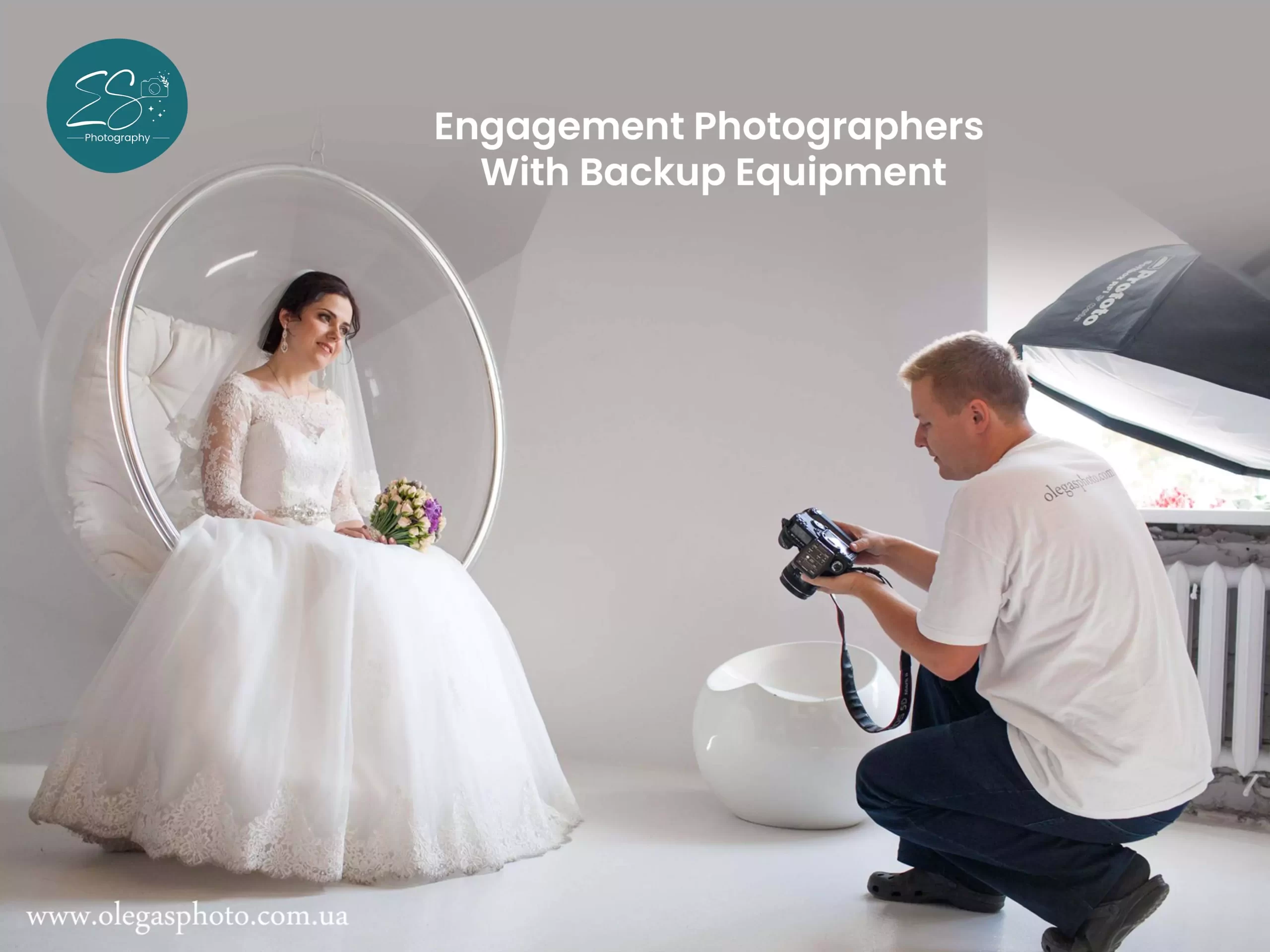 Engagement Photographers With Backup Equipment